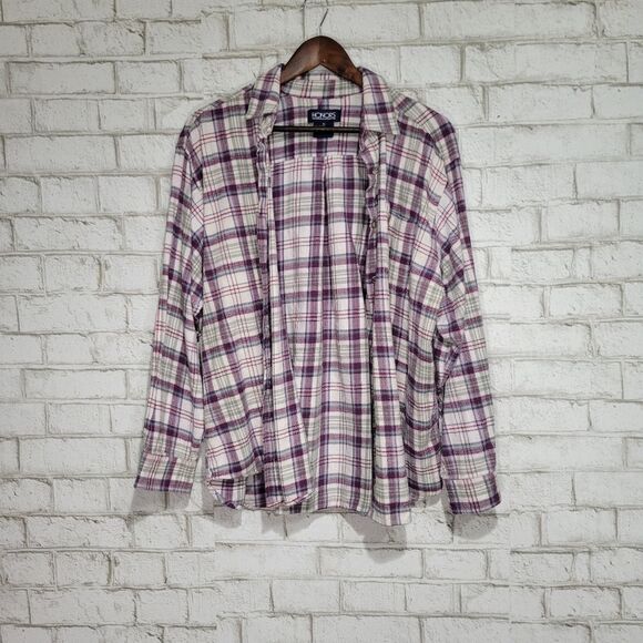 Honors vintage flannel button down - Picture 1 of 12
